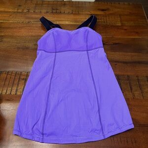 Lululemon Run: Catch Me Purple Tank Top - Size 4